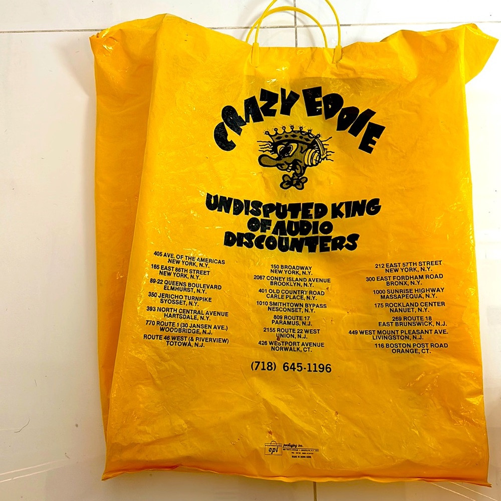 Crazy Eddie Shopping Bag